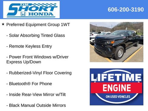Used 2023 Chevrolet Silverado 1500 W/T w/ WT Value Package image 8