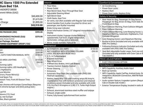 Used 2023 GMC Sierra 1500 Pro w/ Trailering Package RWD image 2