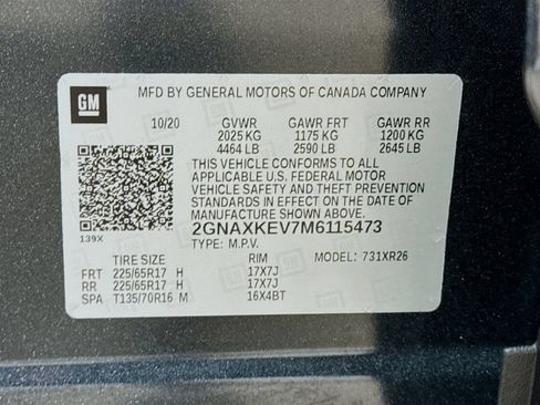 Used 2021 Chevrolet Equinox LT FWD image 39
