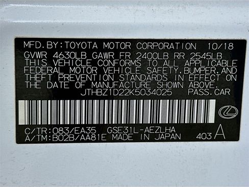 Used 2019 Lexus IS 350 image 40