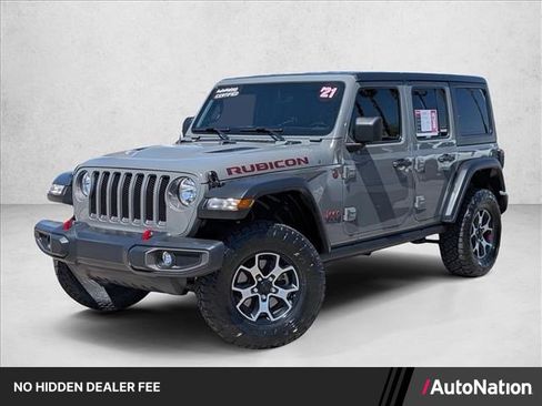 Used 2021 Jeep Wrangler Unlimited Rubicon AWD/4WD image 1