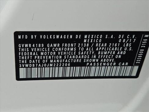 Used 2018 Volkswagen Jetta Wolfsburg Edition FWD image 15