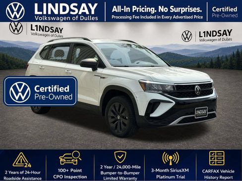 Certified 2023 Volkswagen Taos S w/ IQ Drive S Package FWD image 1