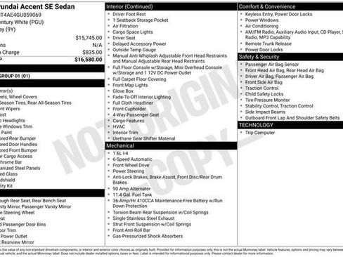 Used 2016 Hyundai Accent SE image 7