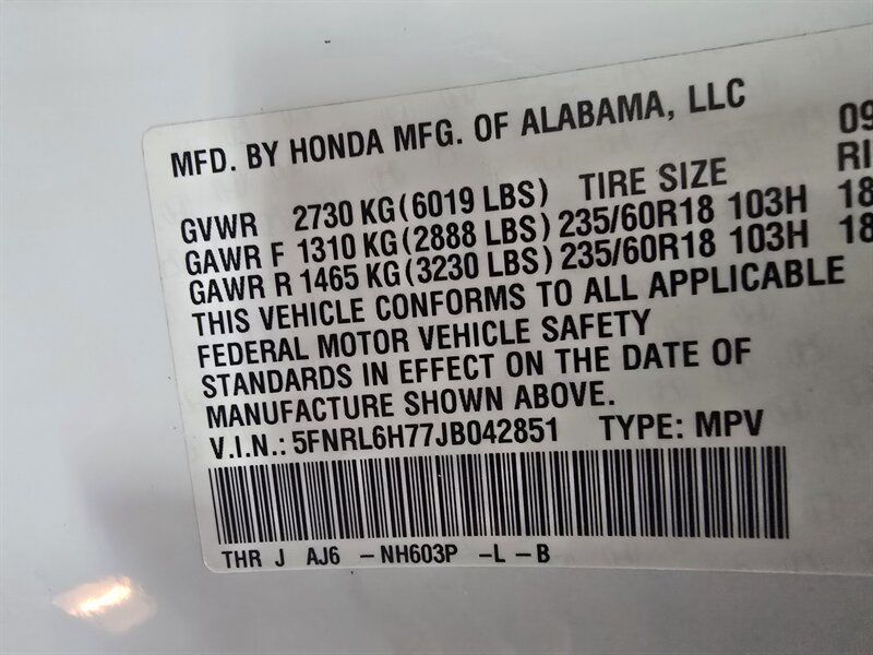 Used 2018 Honda Odyssey EX-L image 42