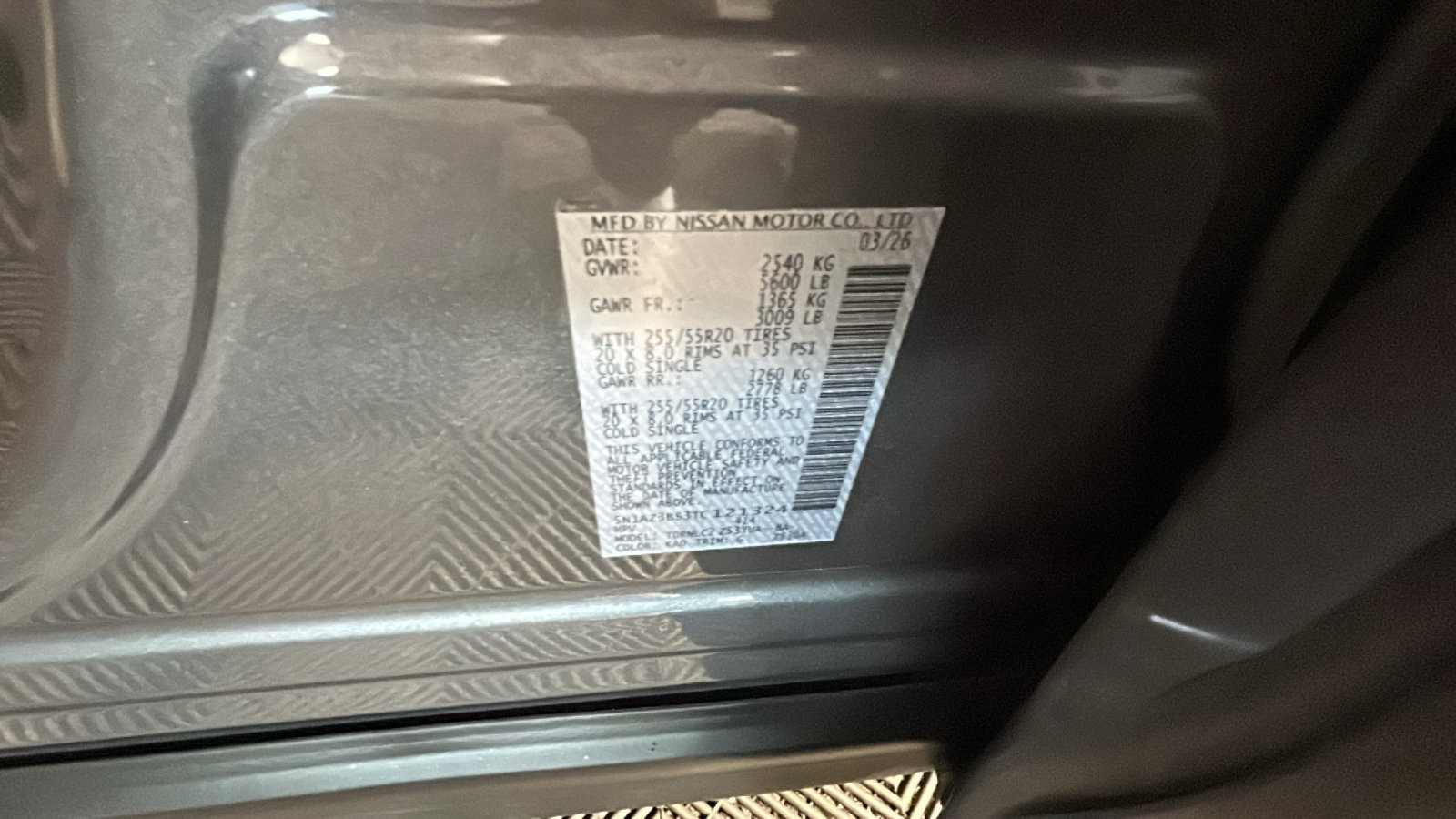 Certified 2026 Nissan Murano SV AWD/4WD image 13