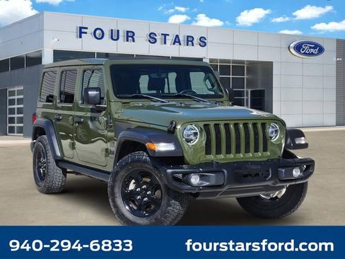 Used 2021 Jeep Wrangler Unlimited Sport image 1