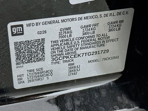 New 2026 Chevrolet Silverado 1500 Custom Trail Boss AWD/4WD image 32
