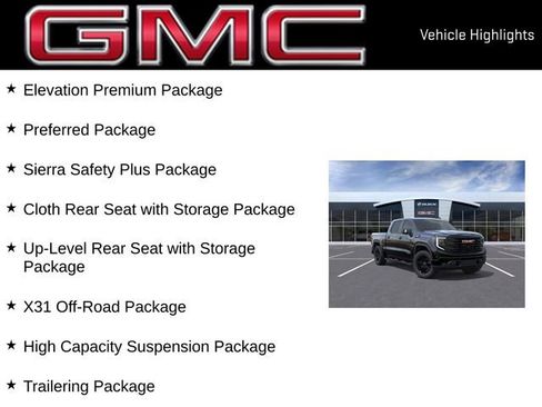 New 2026 GMC Sierra 1500 Elevation w/ Elevation Premium Package AWD/4WD image 4