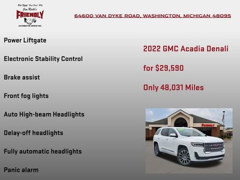 Used 2022 GMC Acadia Denali image 30