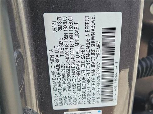 Used 2021 Honda Pilot EX-L image 17