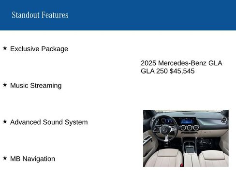 Certified 2025 Mercedes-Benz GLA 250 image 9