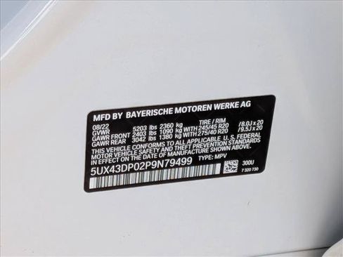 Used 2023 BMW X3 sDrive30i w/ M Sport Package RWD image 24