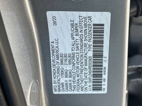 Certified 2024 Honda Civic Sport image 28