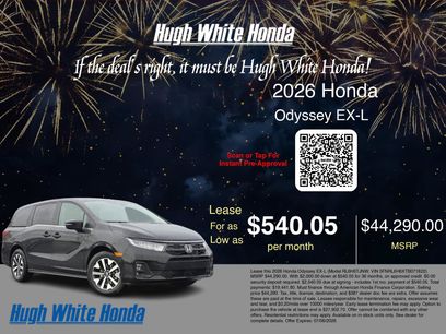 New 2026 Honda Odyssey EX-L