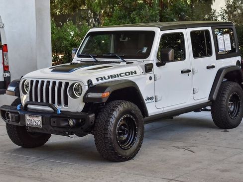 Used 2023 Jeep Wrangler Unlimited Rubicon 4xe w/ Cold Weather Group image 3