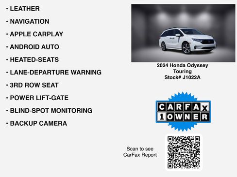 Used 2024 Honda Odyssey Touring image 7