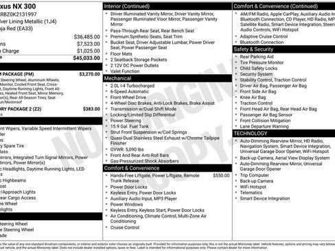 Used 2019 Lexus NX 300 FWD w/ Premium Package image 7