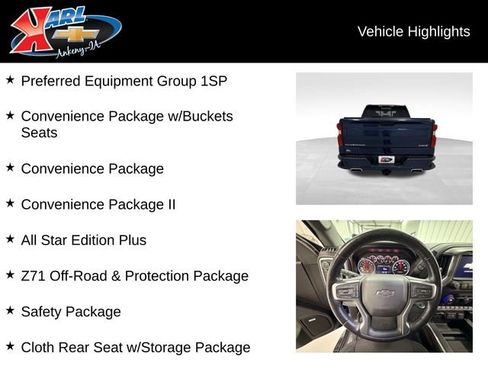 Certified 2021 Chevrolet Silverado 1500 RST w/ All Star Edition Plus AWD/4WD image 2