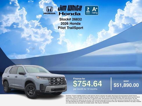 New 2026 Honda Pilot TrailSport image 7