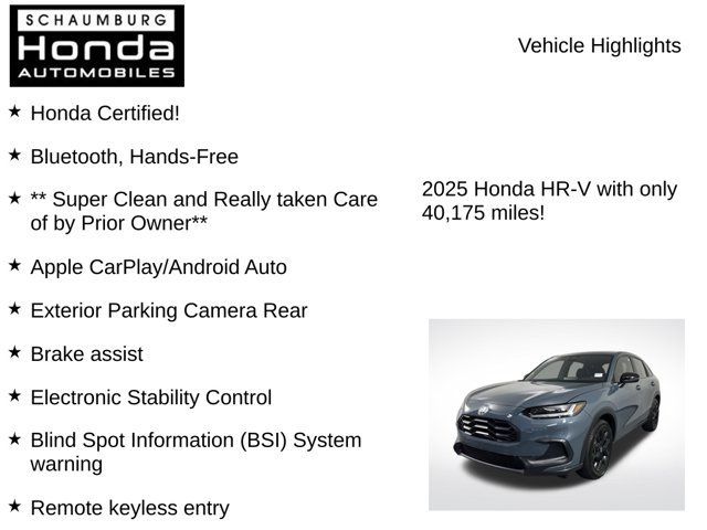 Used 2025 Honda HR-V Sport image 14
