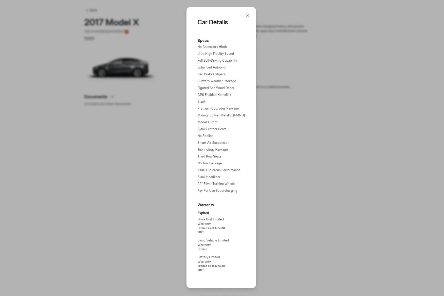 Used 2017 Tesla Model X P100D AWD/4WD image 4