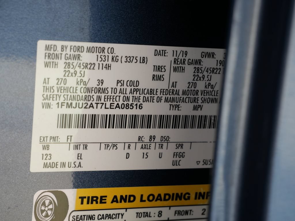 Certified 2020 Ford Expedition Limited w/ Equipment Group 302A AWD/4WD image 45