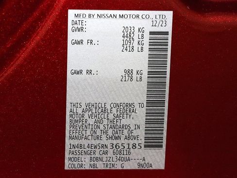 Used 2024 Nissan Altima 2.5 SL image 40