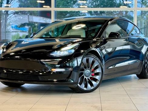 Used 2021 Tesla Model 3 Performance AWD/4WD image 1