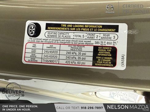 Certified 2025 MAZDA CX-50 AWD 2.5 Turbo w/ Accent Package image 56