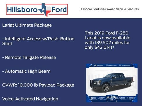 Used 2019 Ford F250 Lariat w/ Lariat Ultimate Package AWD/4WD image 13