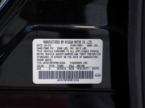 Certified 2023 INFINITI Q50 Luxe w/ Cargo Package RWD image 26