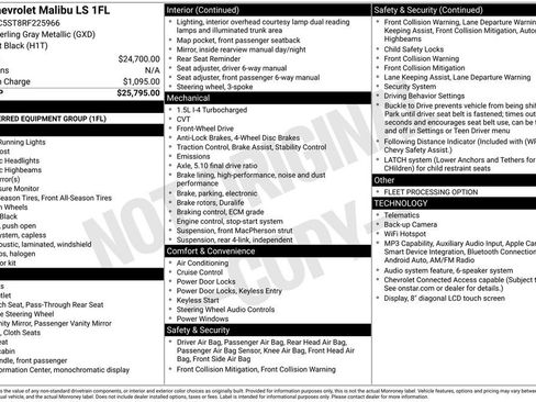 Used 2024 Chevrolet Malibu LS FWD image 16