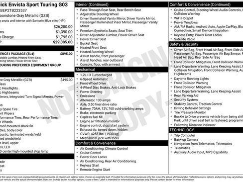 New 2026 Buick Envista Sport Touring w/ Convenience I Package FWD image 10