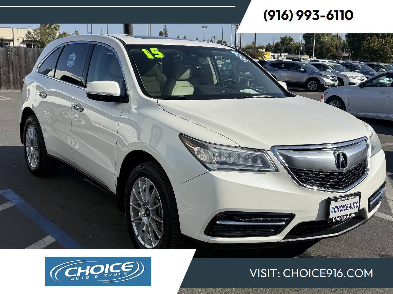 Used 2015 Acura MDX w/ Technology Package FWD image 1