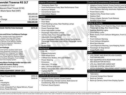 Certified 2023 Chevrolet Traverse RS image 13
