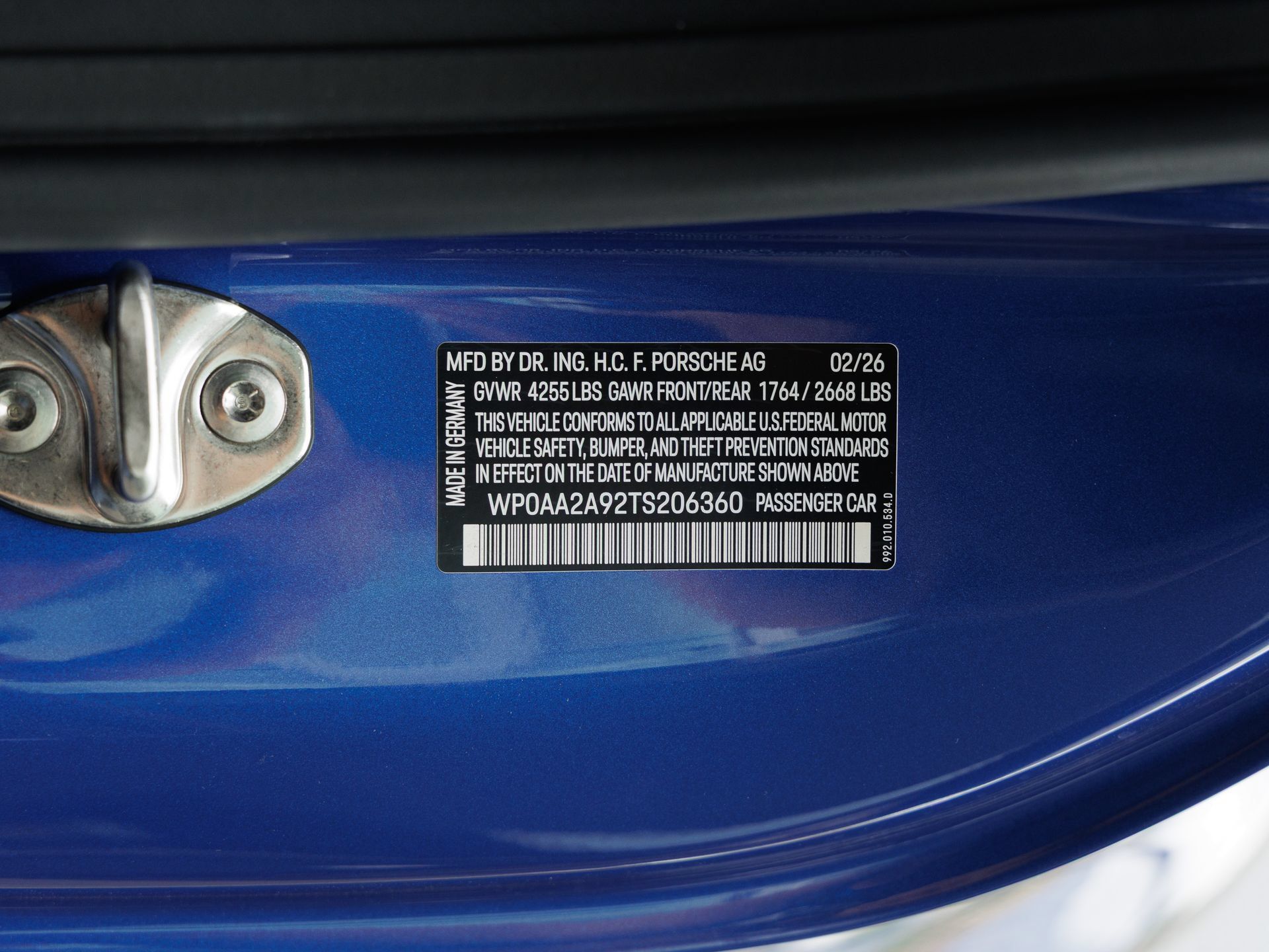Certified 2026 Porsche 911 Carrera T RWD image 48