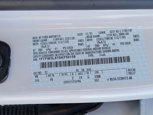 New 2025 Ford F150 XLT w/ Equipment Group 302A MID image 12