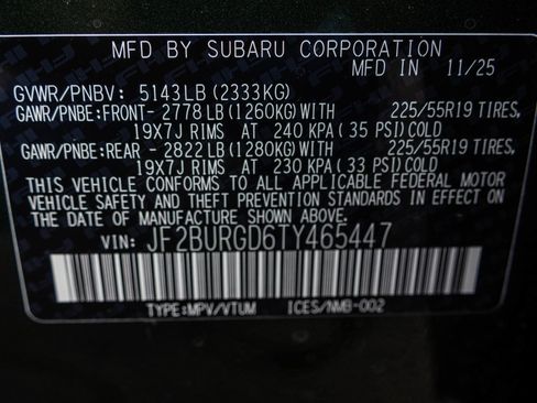 Used 2026 Subaru Outback Limited XT AWD/4WD image 49