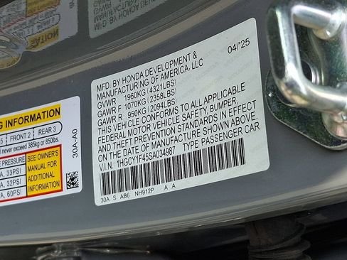 Used 2025 Honda Accord SE image 27