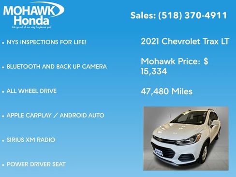 Used 2021 Chevrolet Trax LT w/ LT Convenience Package AWD/4WD image 7