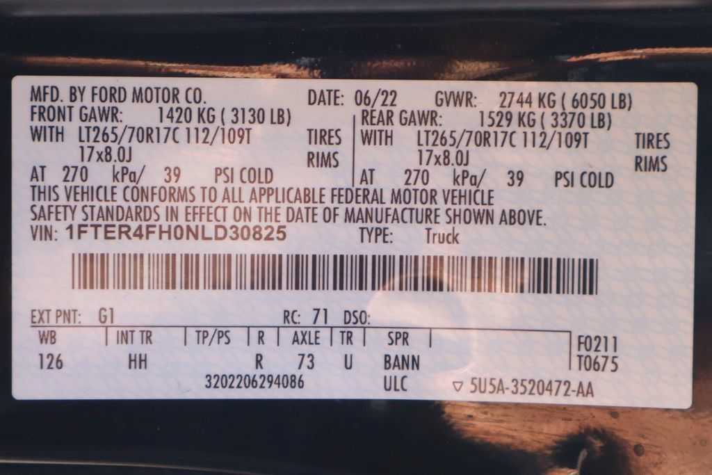 Used 2022 Ford Ranger Lariat w/ Tremor Off-Road Package AWD/4WD image 56
