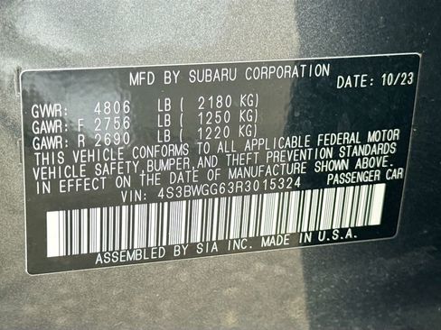 Used 2024 Subaru Legacy Sport image 42