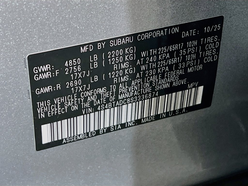 Certified 2025 Subaru Outback Premium AWD/4WD image 28