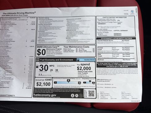 New 2026 BMW 228i xDrive w/ Technology Package AWD/4WD image 34