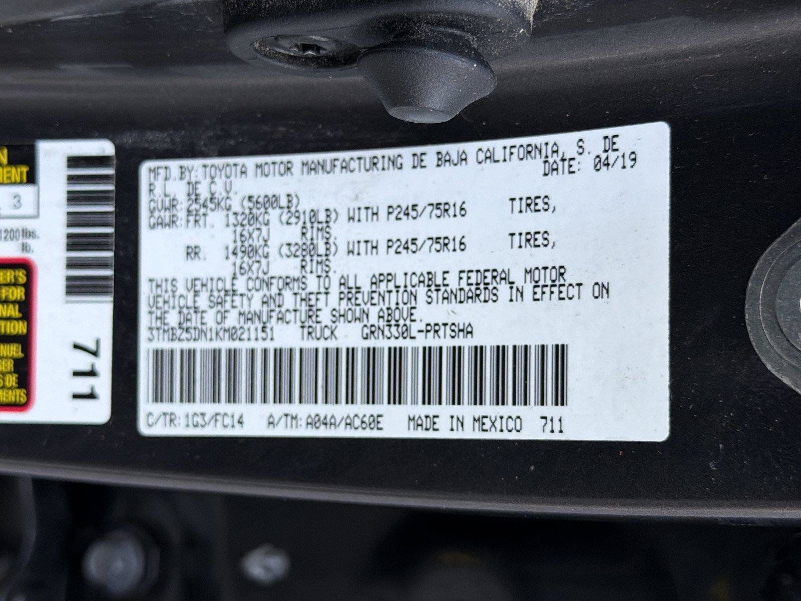Used 2019 Toyota Tacoma SR5 RWD image 31