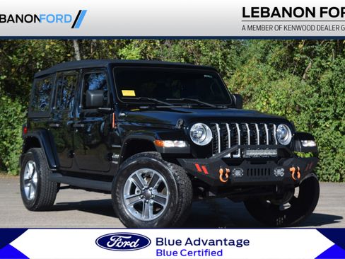 Used 2022 Jeep Wrangler Unlimited Sahara w/ Cold Weather Group image 1