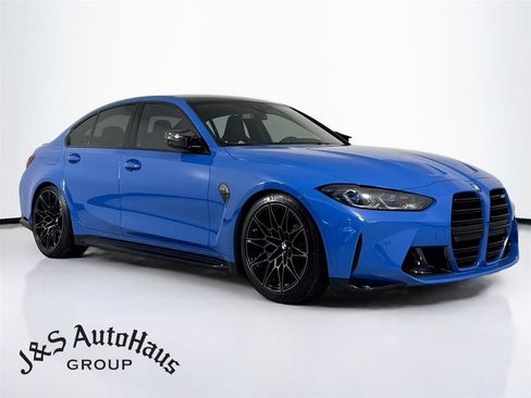 Used 2021 BMW M3 w/ M Carbon Exterior Package RWD image 1