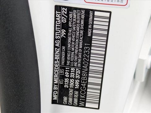 Certified 2022 Mercedes-Benz EQS 580 EQS 580 image 28