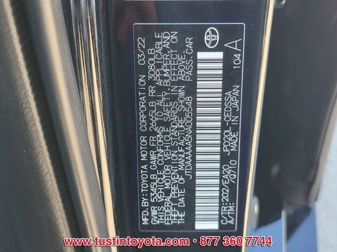 Certified 2022 Toyota Mirai XLE image 15